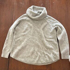 LOFT Cozy Cream Turtleneck Sweater